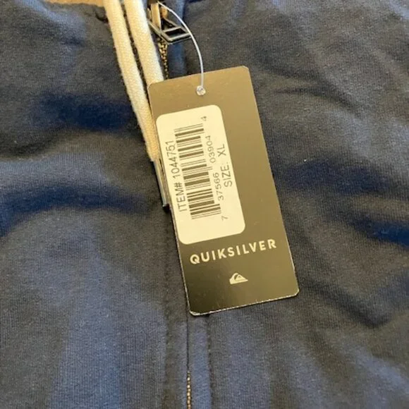 Quicksilver Men Zip Up Hoodie - Picture 4 of 6
